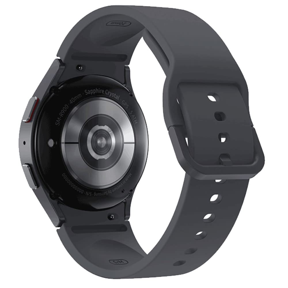 40mm WiFi 4G LTE Smartwatch GPS Bluetooth Water Resistant Graphite P8007