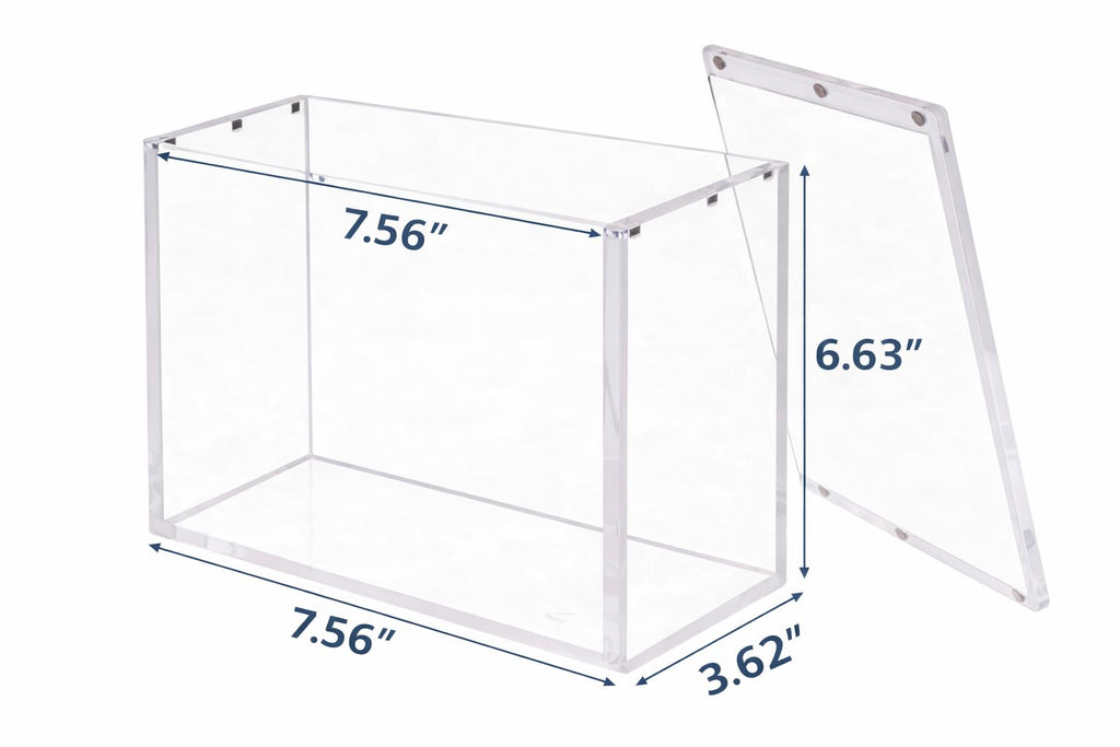 Acrylic Magnetic Display Case Box 6MM Thick Q1591