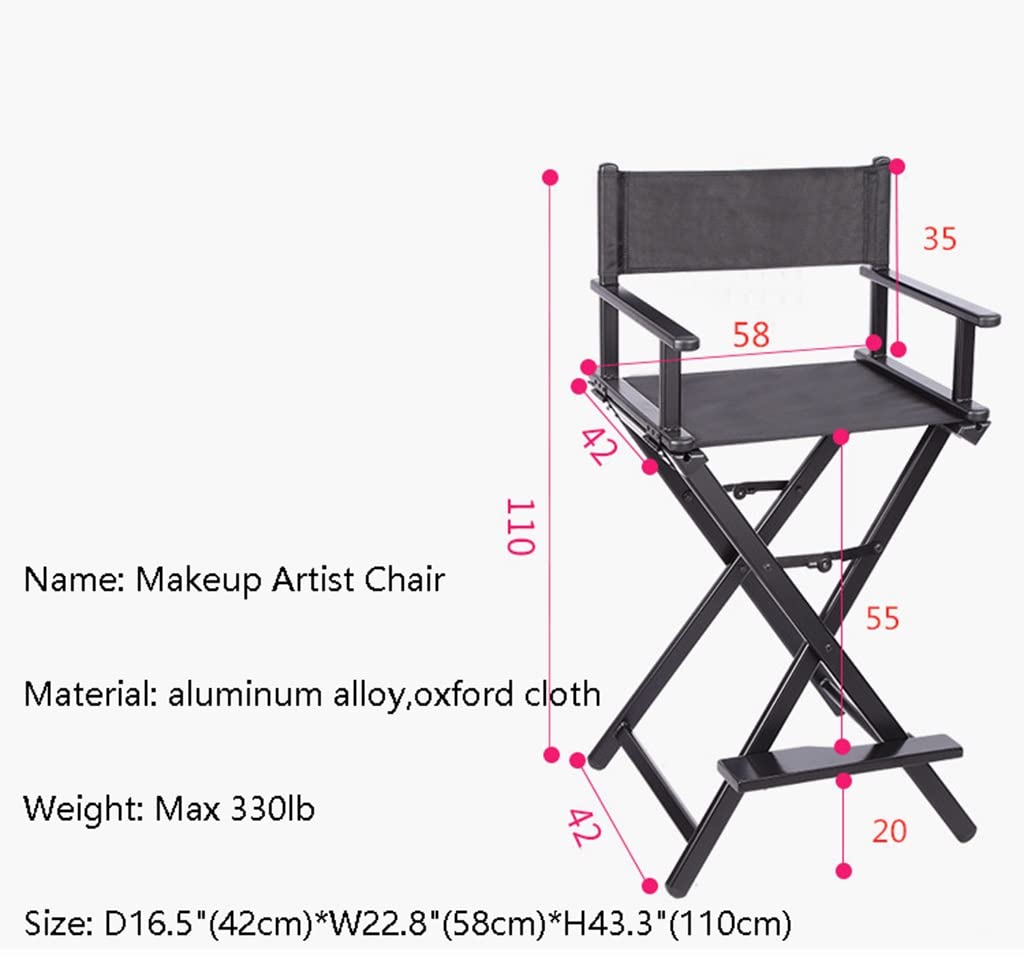 Aluminum Folding Director's Chair with Cup Holder G714