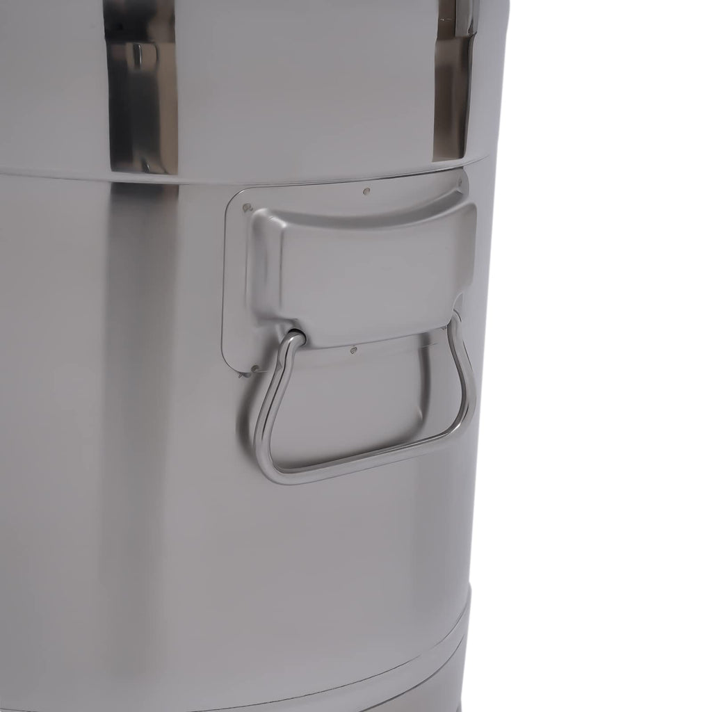 7.4 Gal Stainless Steel Milk Can with Faucet F783