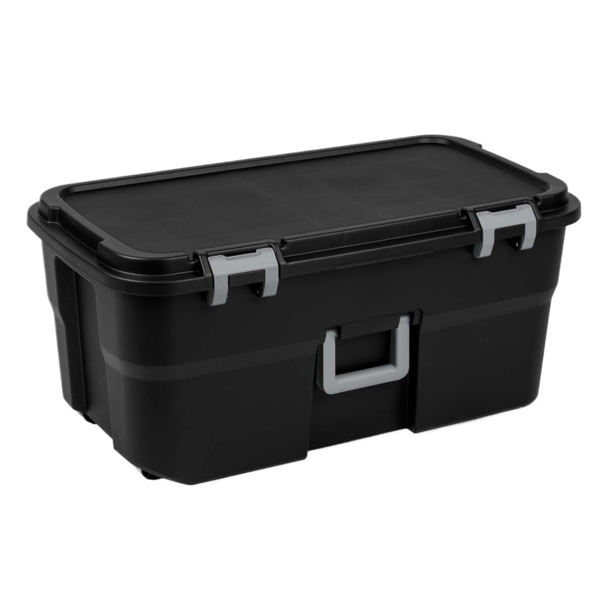 22 Gallon Lockable Wheeled Plastic Storage Trunk T754061