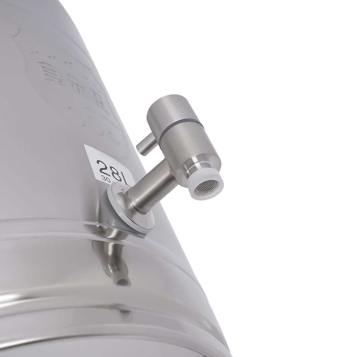 7.4 Gal Stainless Steel Milk Can with Faucet F783