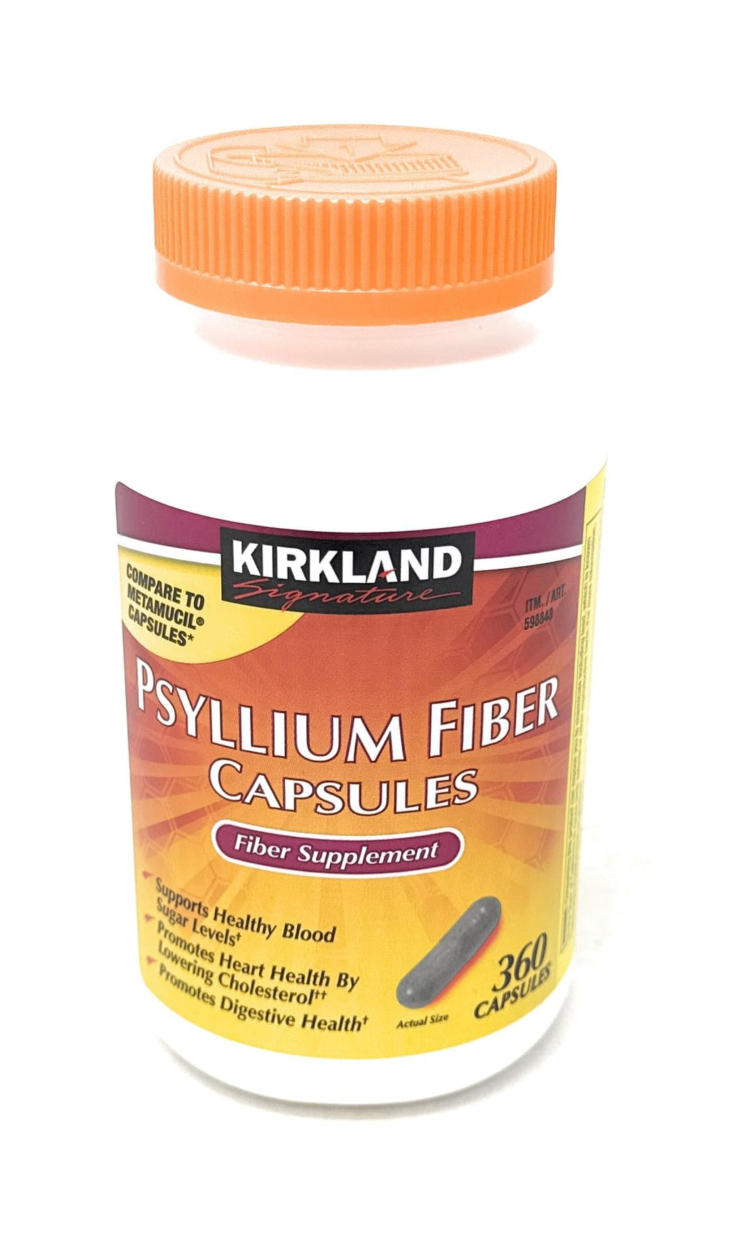 Fiber Supplement 360 Capsules L11001