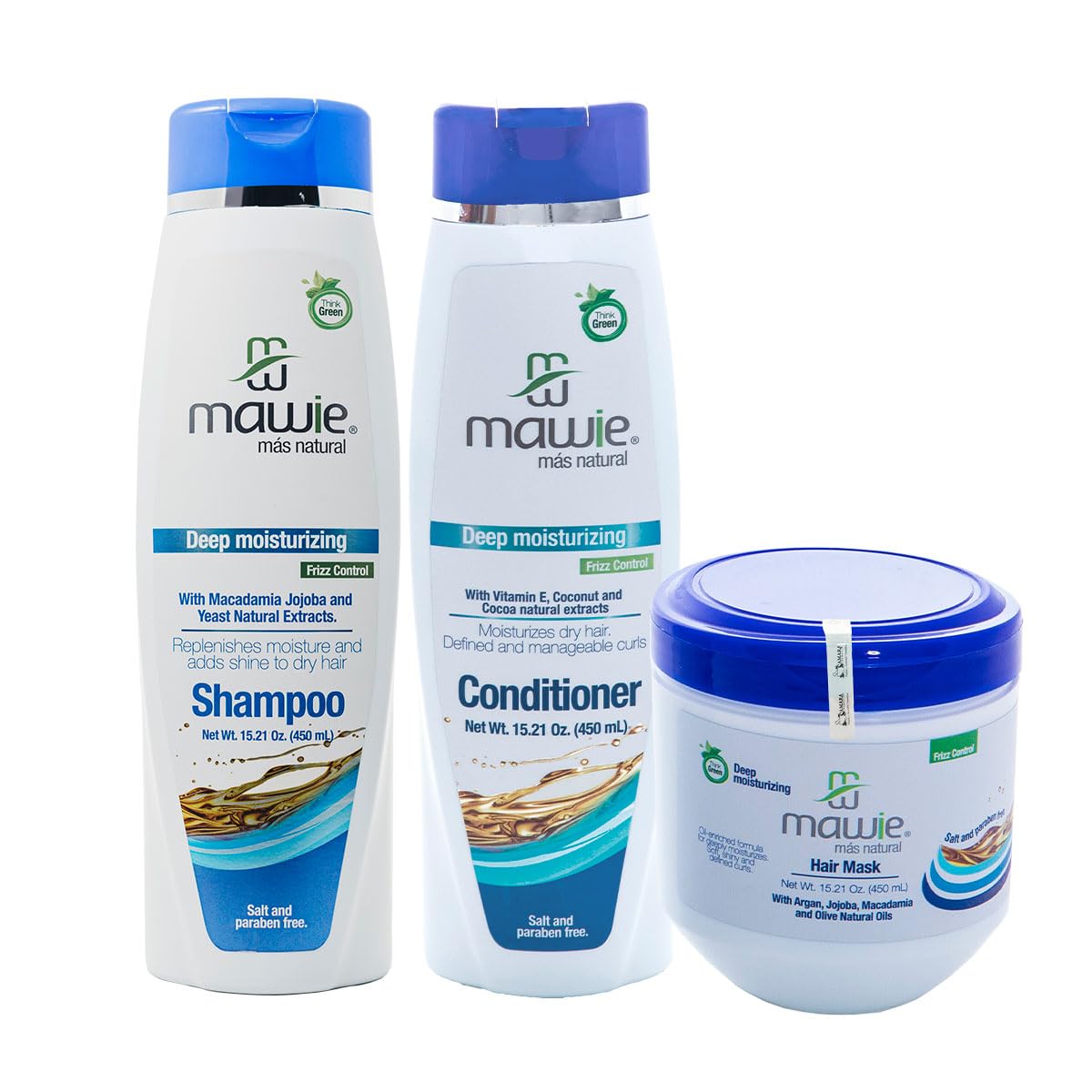 Moisturizing Shampoo, Conditioner & Hair Mask Set I53308