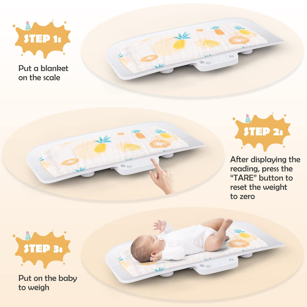 66lb Digital Baby Pet Scale with Smart App Control A87865