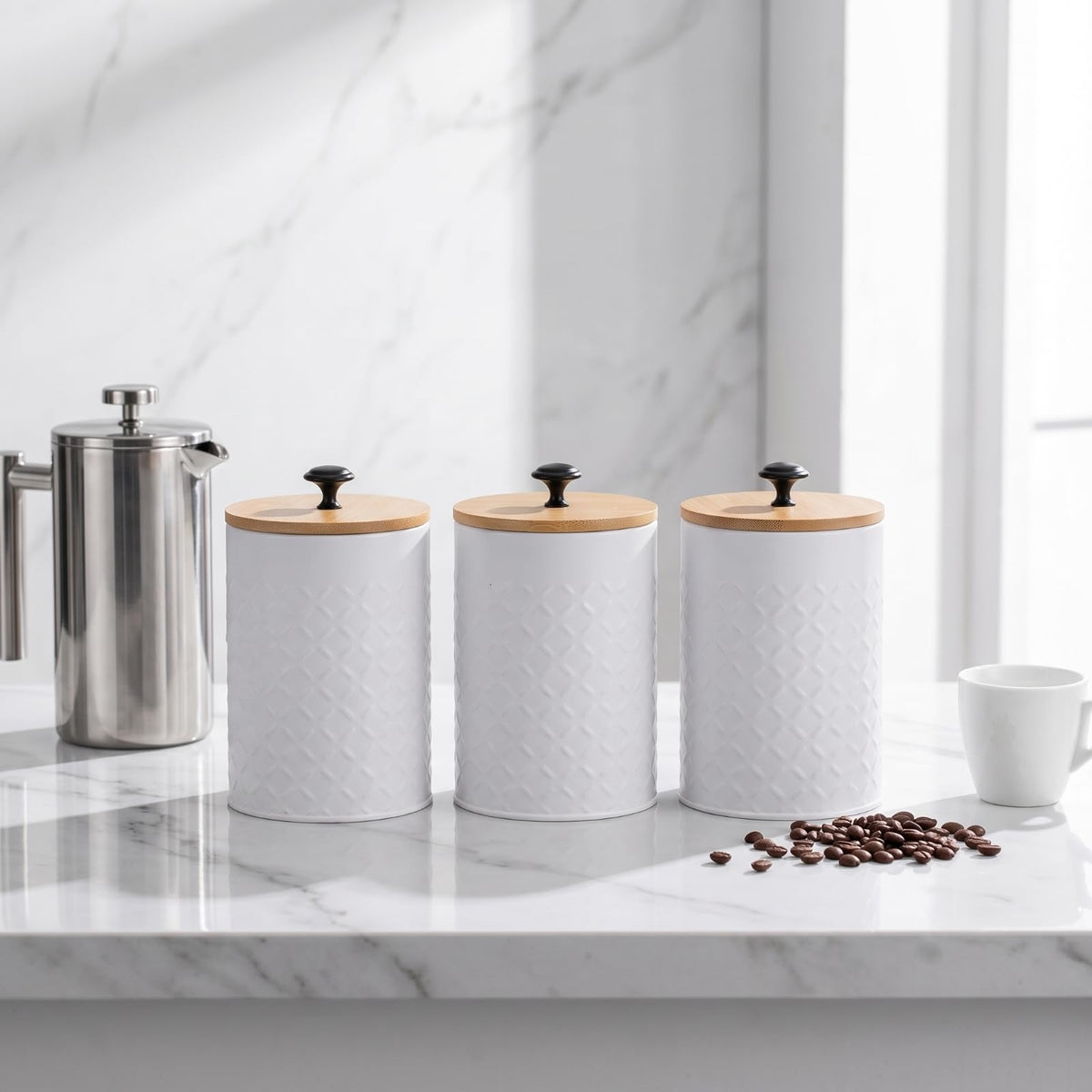 3 Pieces Kitchen Canister Set N505150