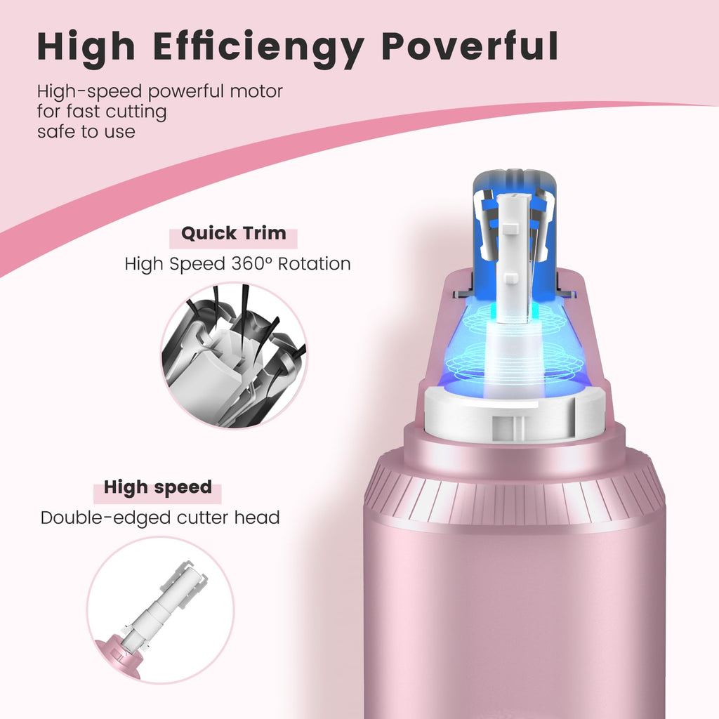 USB Rechargeable Electric Ear and Nose Hair Trimmer V4148