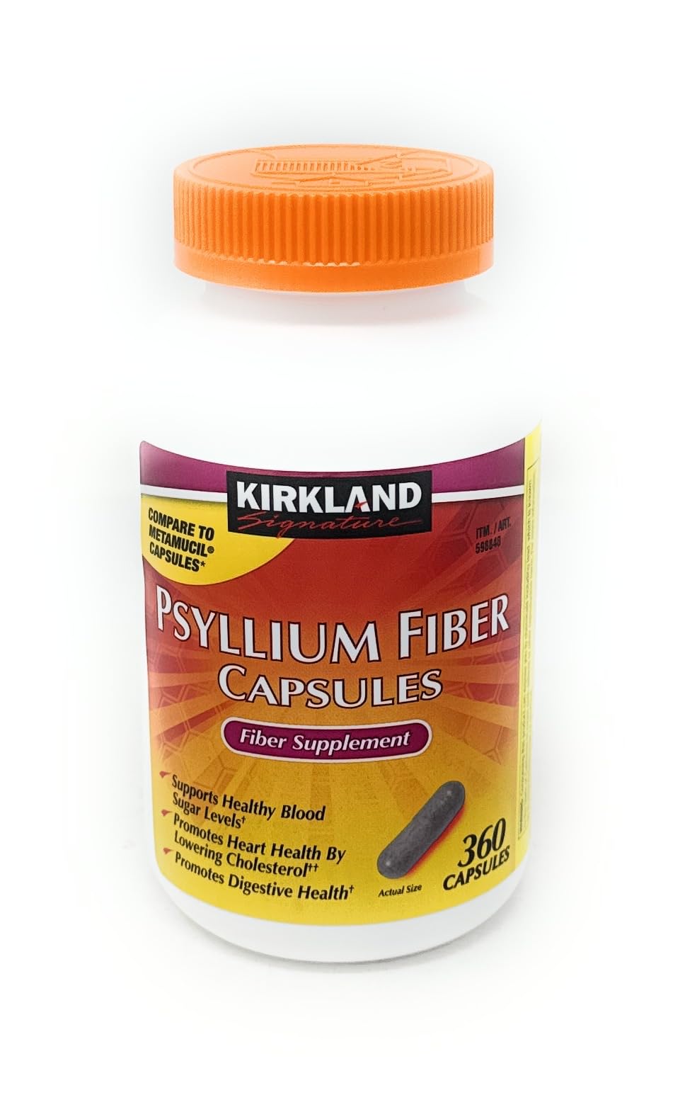 Fiber Supplement 360 Capsules L11001