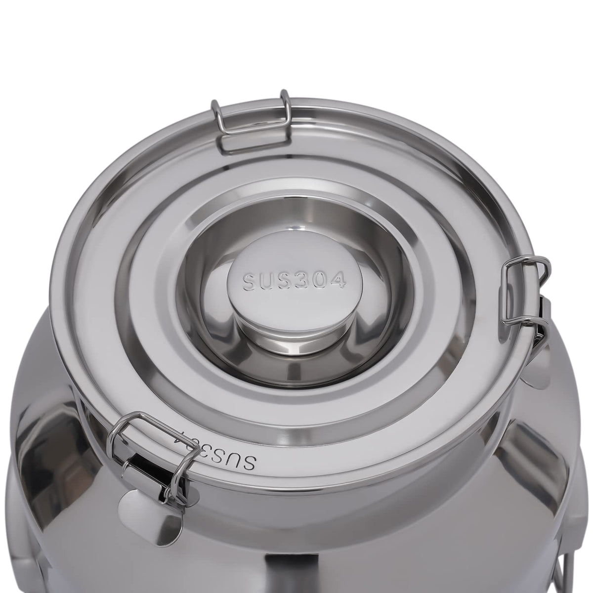 7.4 Gal Stainless Steel Milk Can with Faucet F783