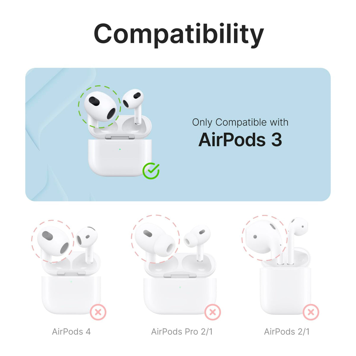 Waterproof AirPods 3rd Generation Case with Carabiner I81584