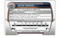 2023 Bowman Chrome Mega Box Mojo Autographed Refractor Blue #BMA-KP Kevin Parada Autographed /150 New York Mets Baseball NM-MT M450