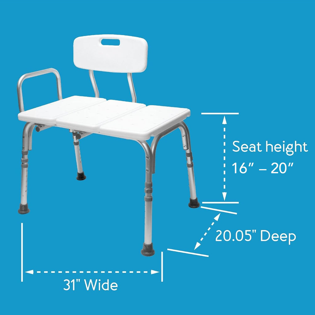 Height Adjustable Shower Bench and Shower Chair P389