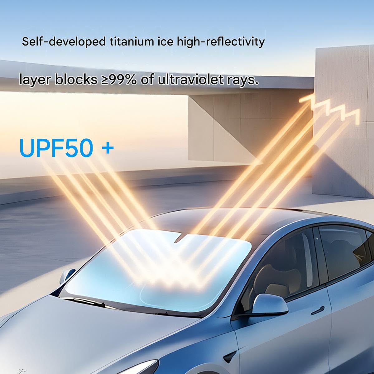 Front Window Sunshade Reflective Foldable N99006