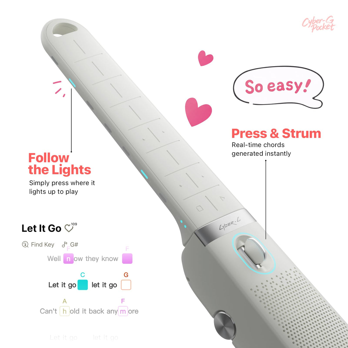 Pocket Guitar with Built-in Speaker W469741