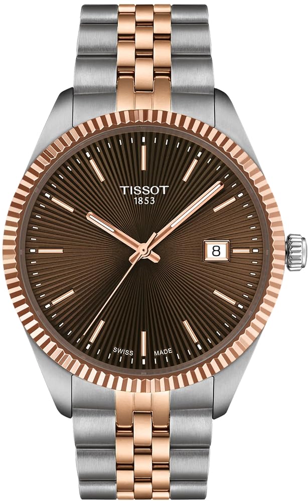 40mm Brown Dial Swiss Quartz Men's Watch B929