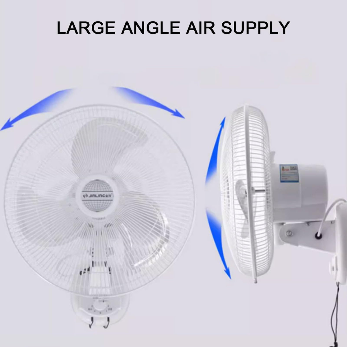 Wall Mount Fan 3 Speeds White 16in Z639