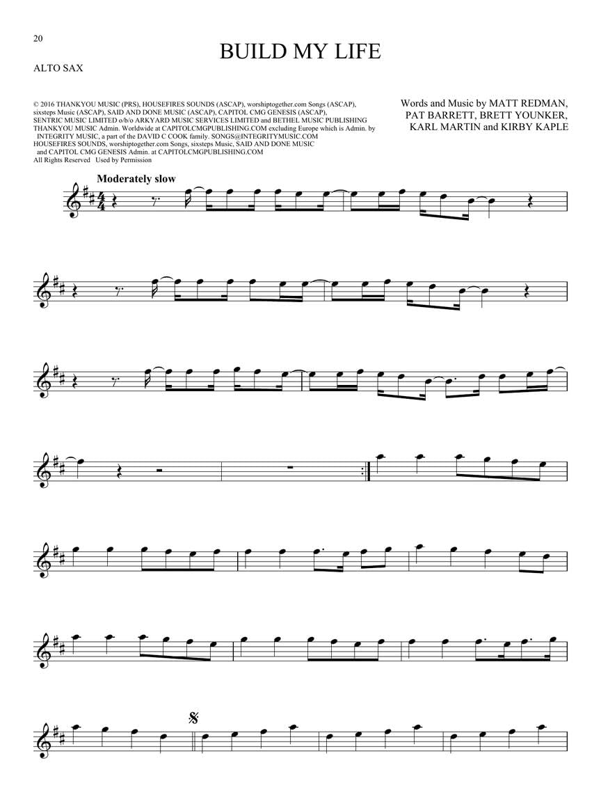 Alto Saxophone Sheet Music Book R6291