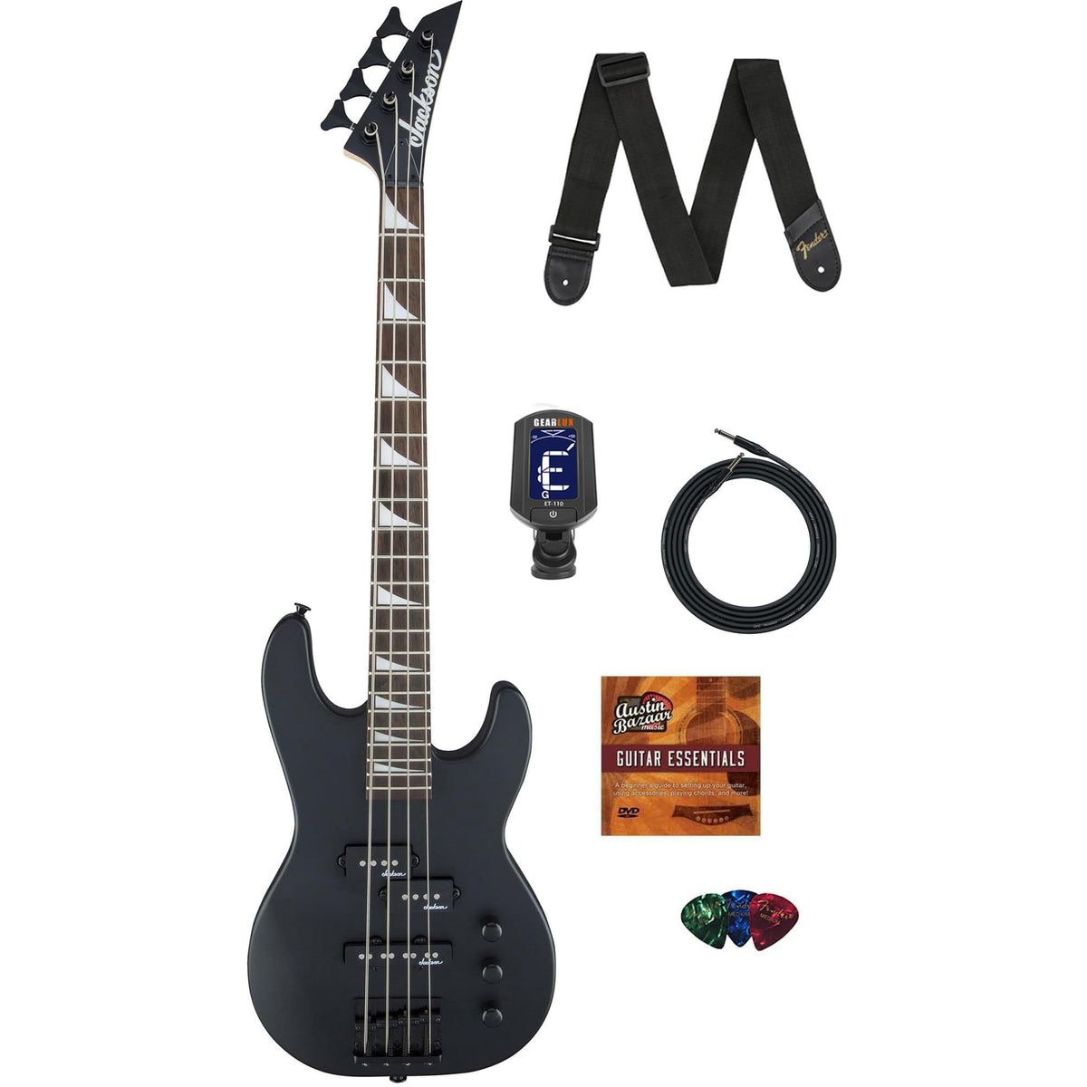 Satin Black Concert Bass Guitar O990905