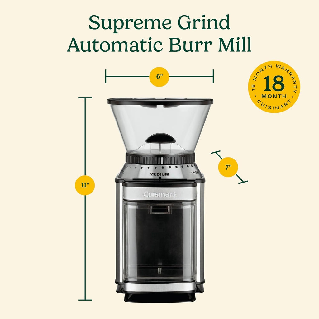 Electric Burr Coffee Grinder with 18-Position Grind Selector B880