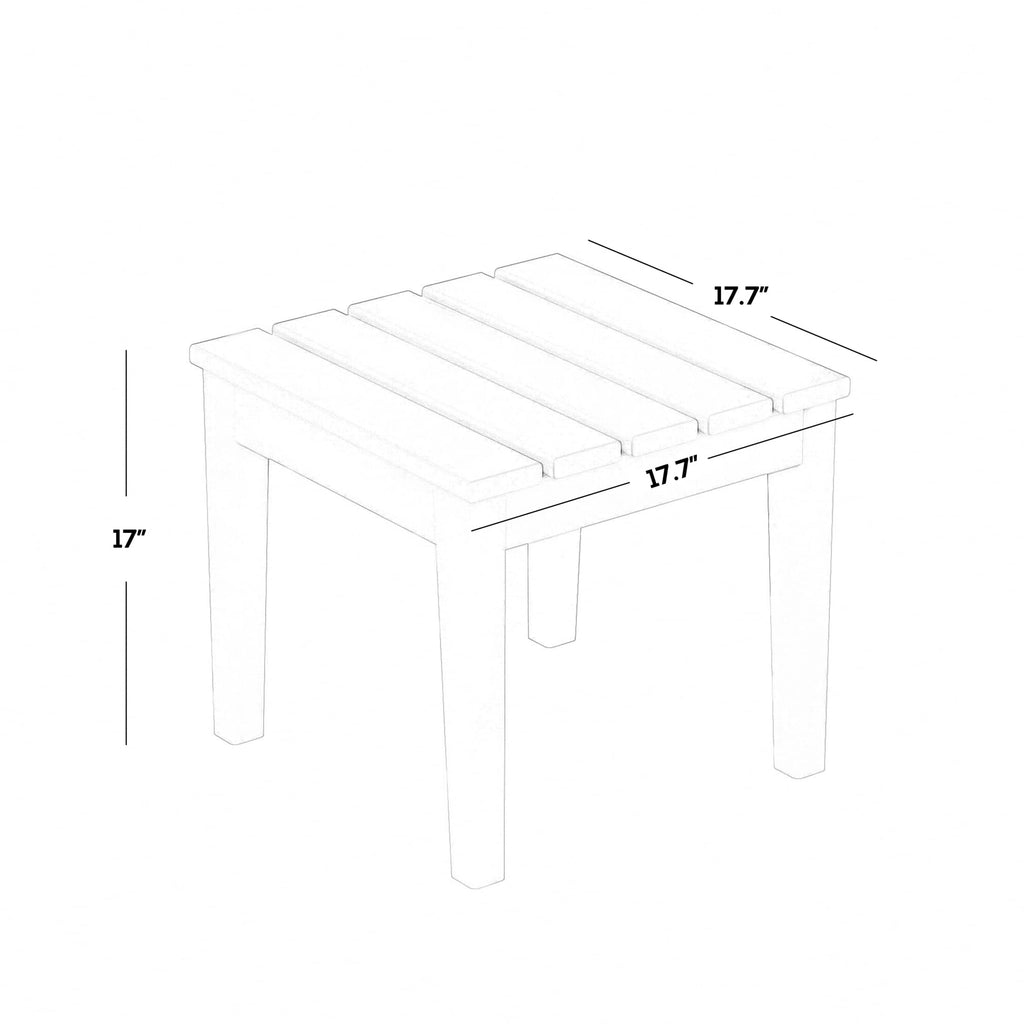Outdoor Patio Modern Adirondack Side Table U588515