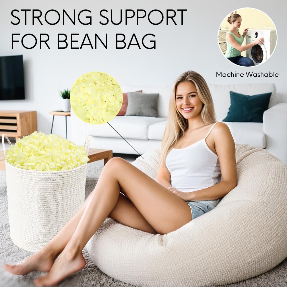 5LBS Shredded Memory Foam Bean Bag Filler K365078