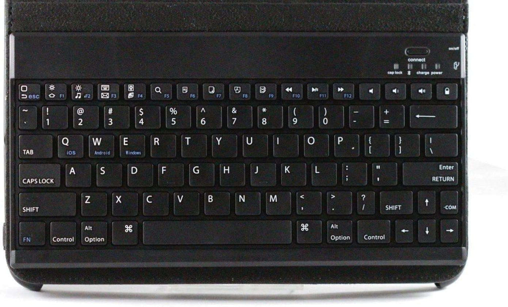 Folding Leather Folio Case Cover & Stand with Removable Keyboard A718795