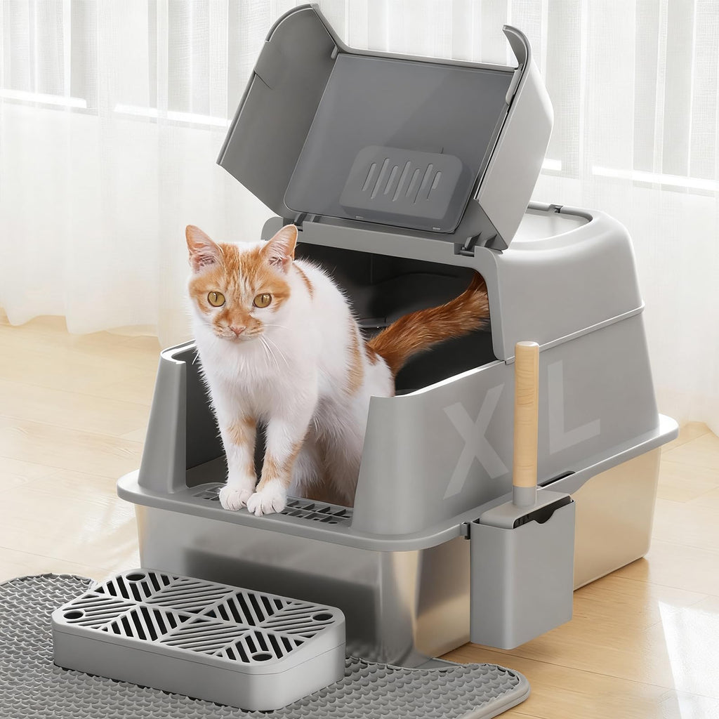 Stainless Steel Cat Litter Box 40L P241