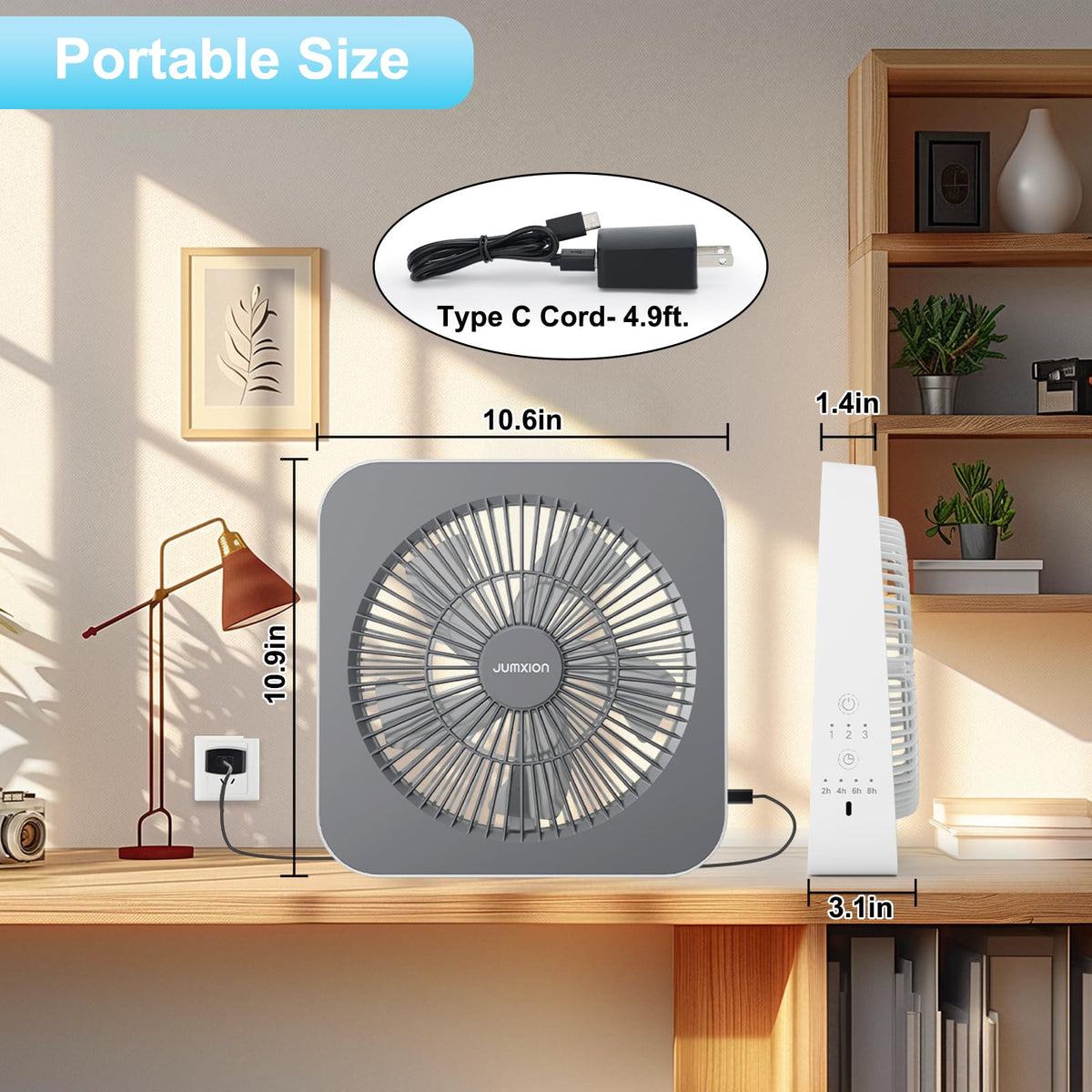10 inch Box Fan with 3 Speeds J801708