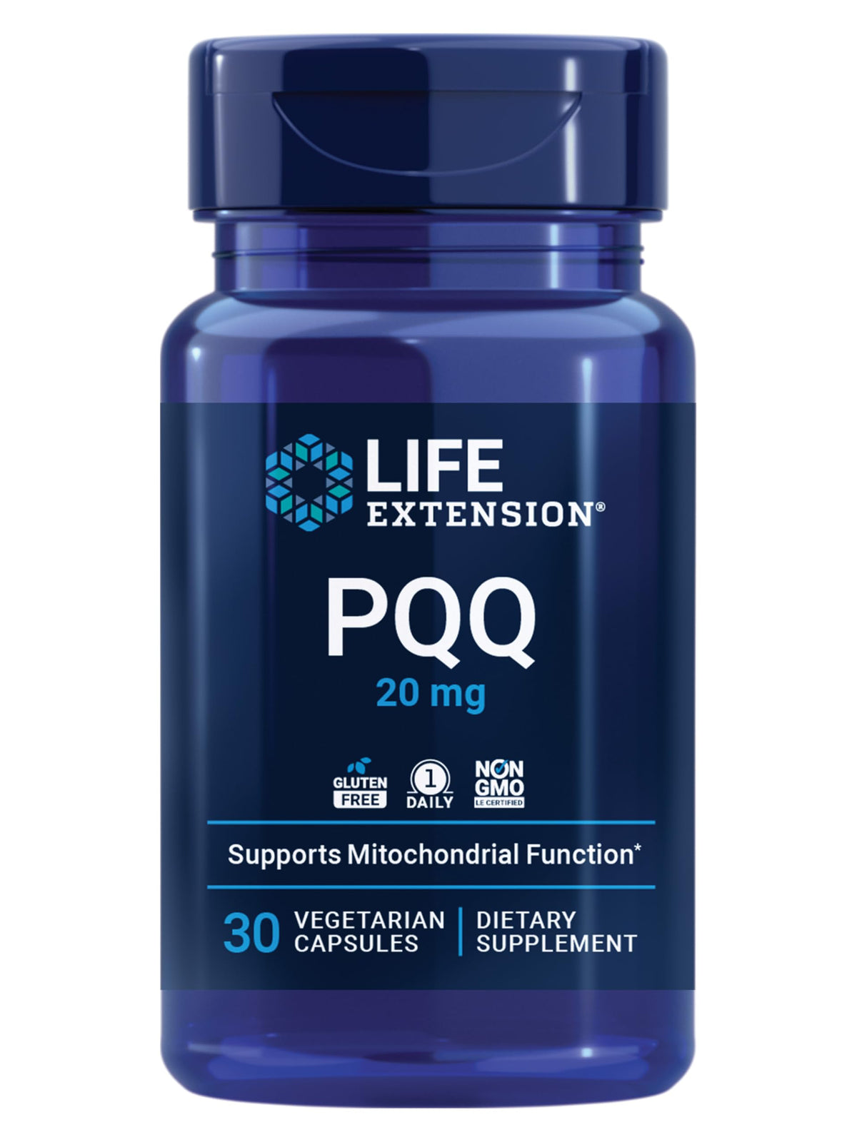 PQQ Pyrroloquinoline Quinone 20 mg 30 Capsules S9265