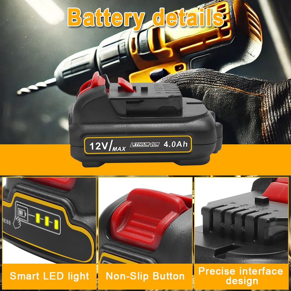 12V 4Ah Battery 2 Pack X235