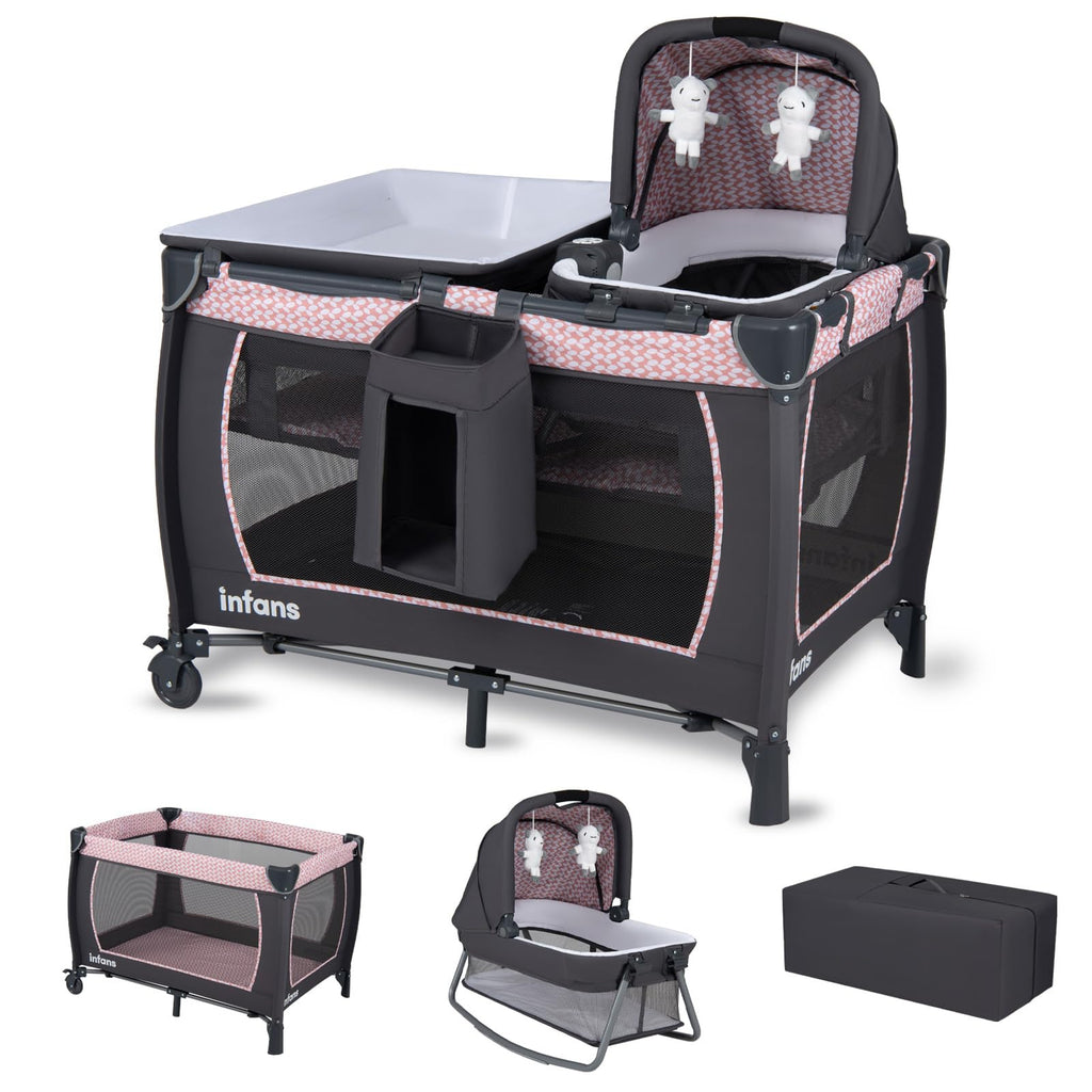 5 in 1 Pack and Play with Bassinet R940891