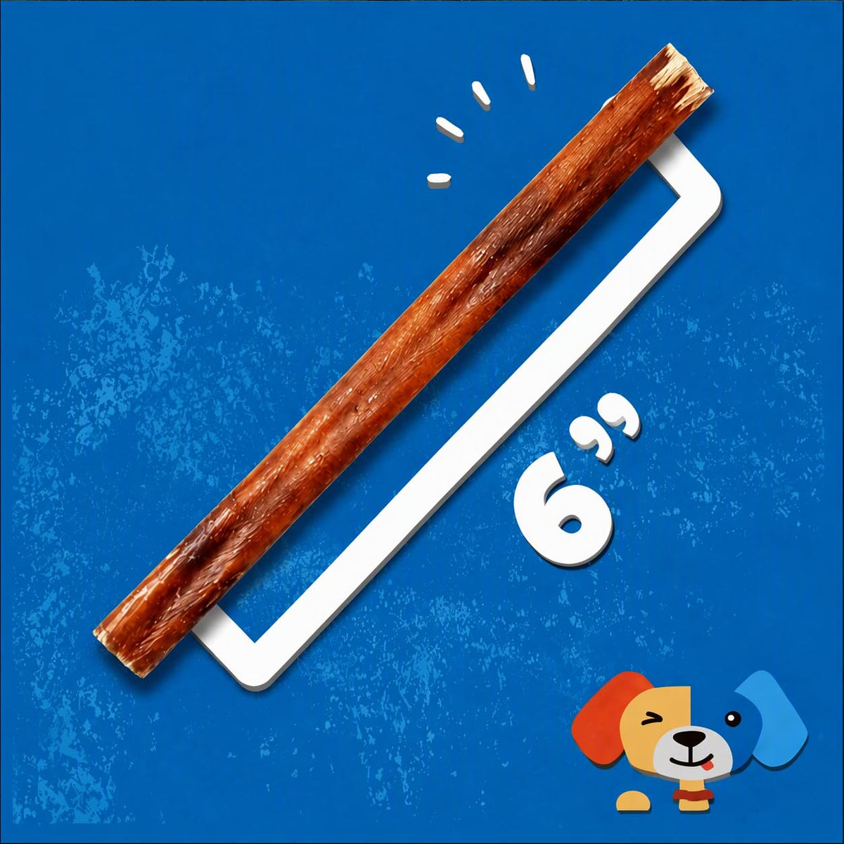 6 Inch Bully Sticks for Dogs 25 Ct Y736138