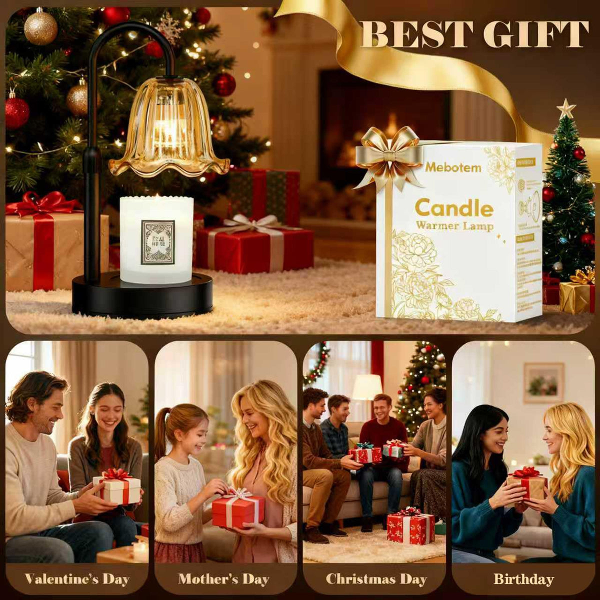 Candle Warmer Lamp with Timer Dimmer R8020