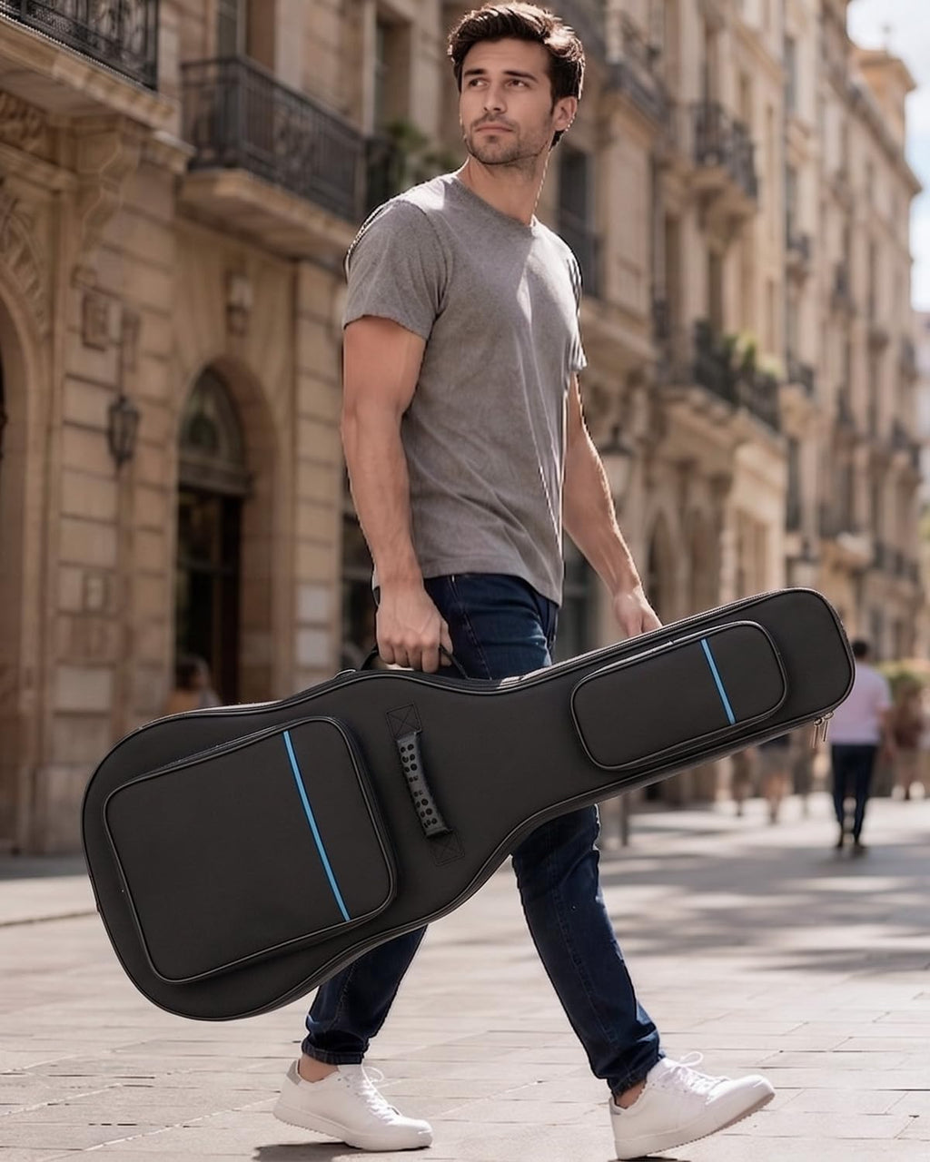 37/38/39 Inch Waterproof Cloth Electric Guitar Bag P487
