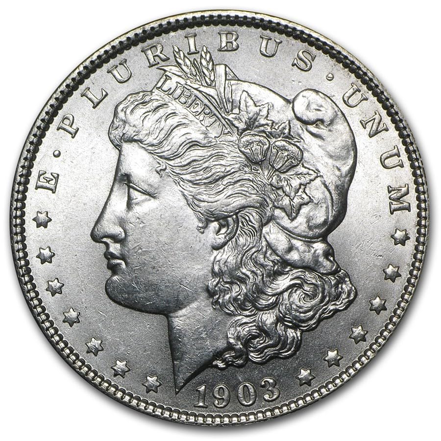 1903 Morgan Silver Dollar Brilliant Uncirculated T9001