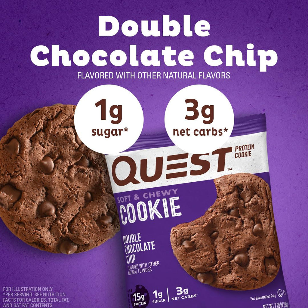 Chocolate Protein Shake Pack of 12 and Double Chocolate Chip Protein Cookie 12 Count Q6721