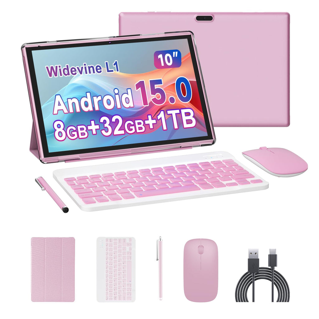 10 inch 2 in 1 Android Tablet with Keyboard 8GB RAM 32GB ROM P31818