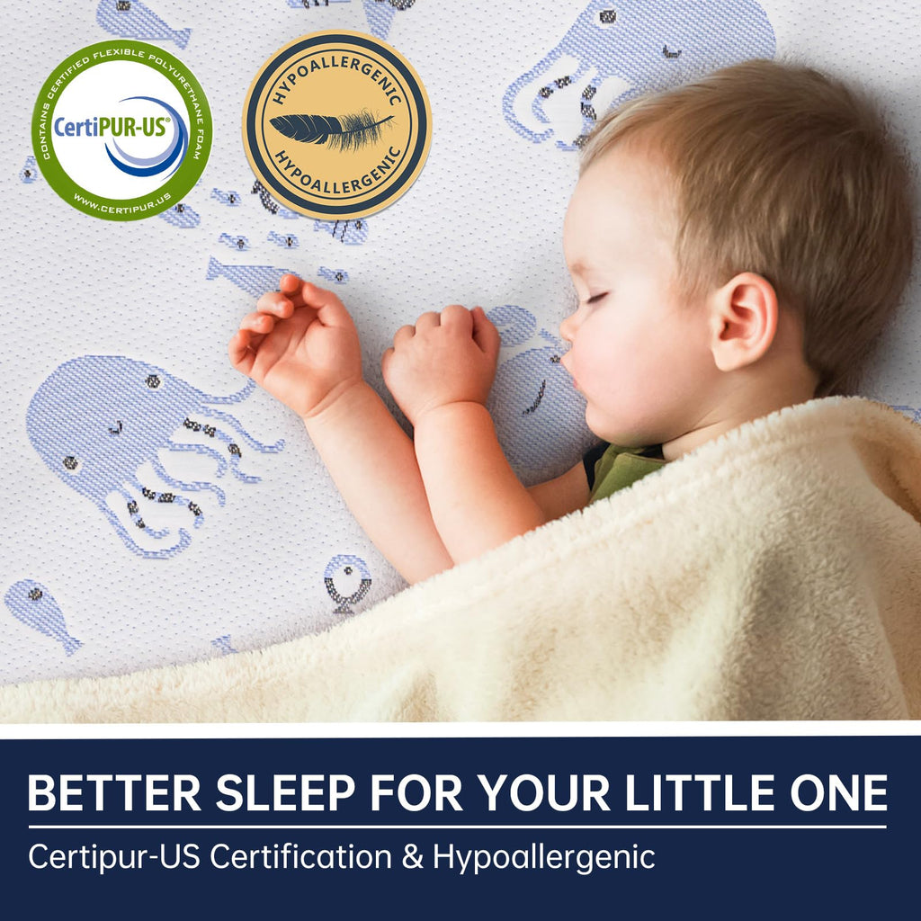 Dual Sided Memory Foam Pack and Play Mattress 38"x26" M182343