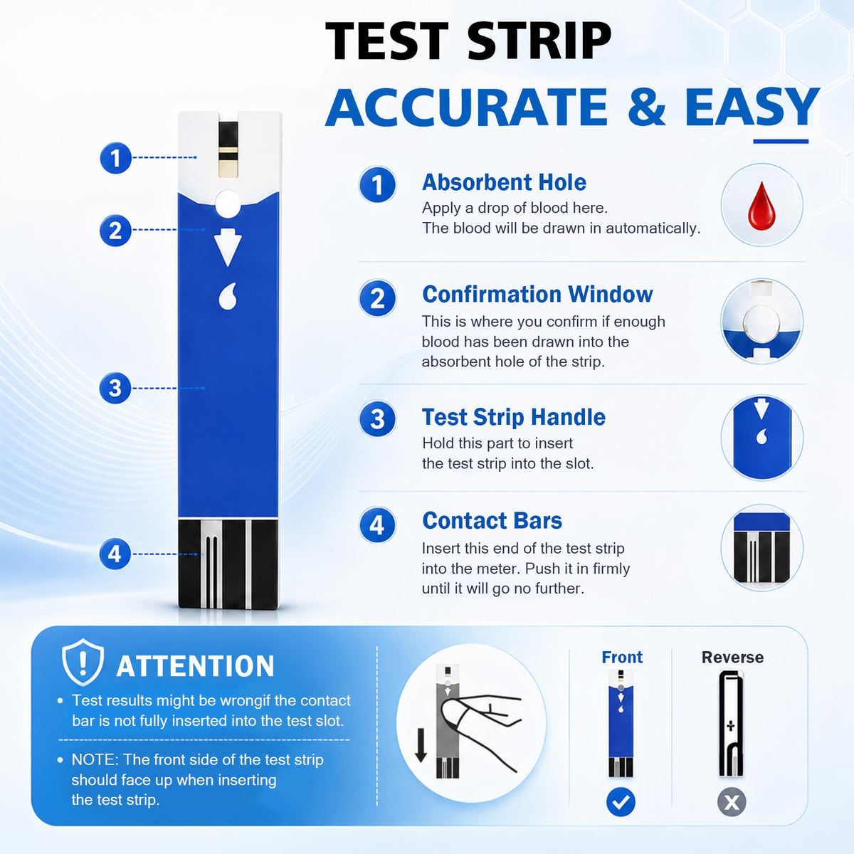 Test Strips and Lancets 50 Count W8370