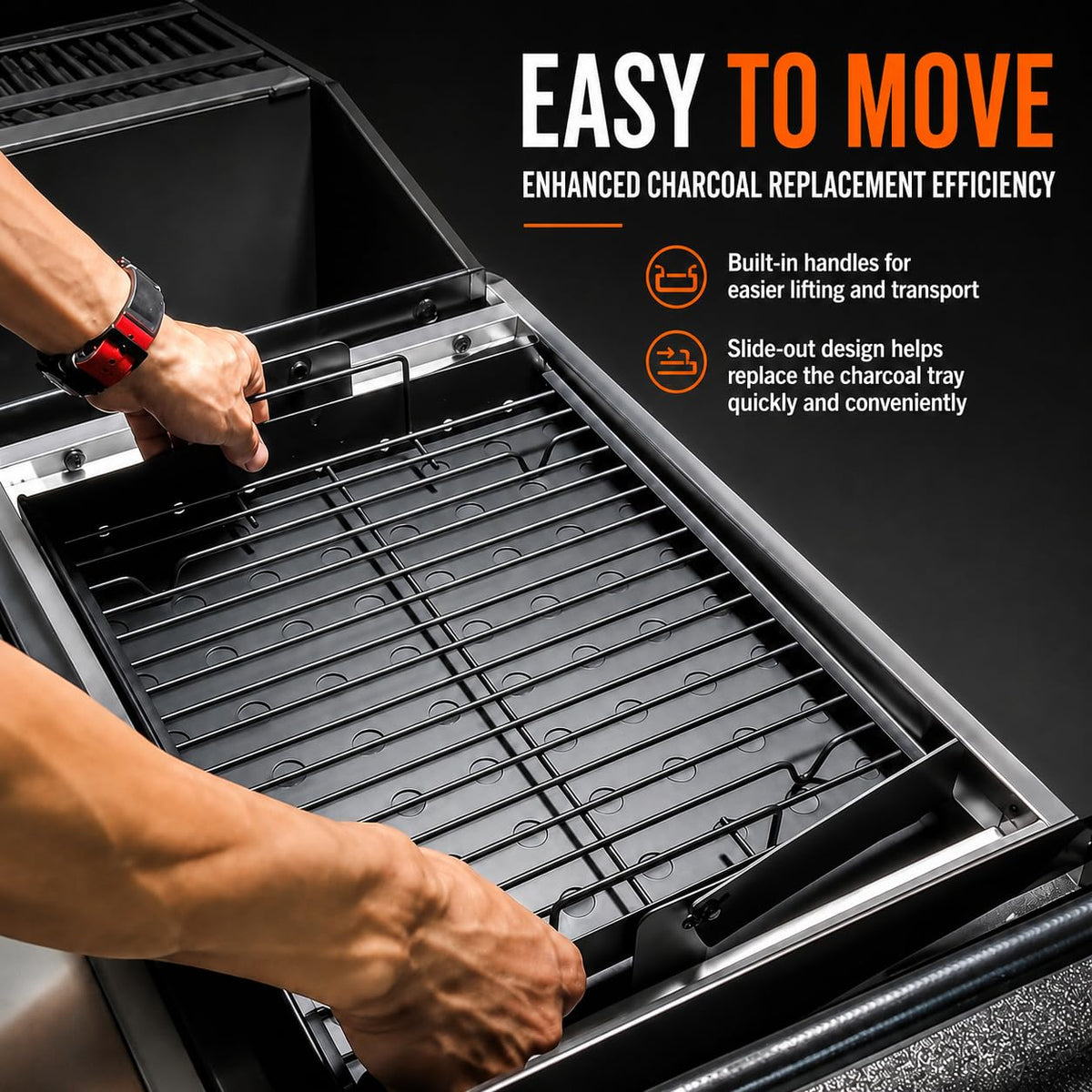 Charcoal Grill Tray G77524