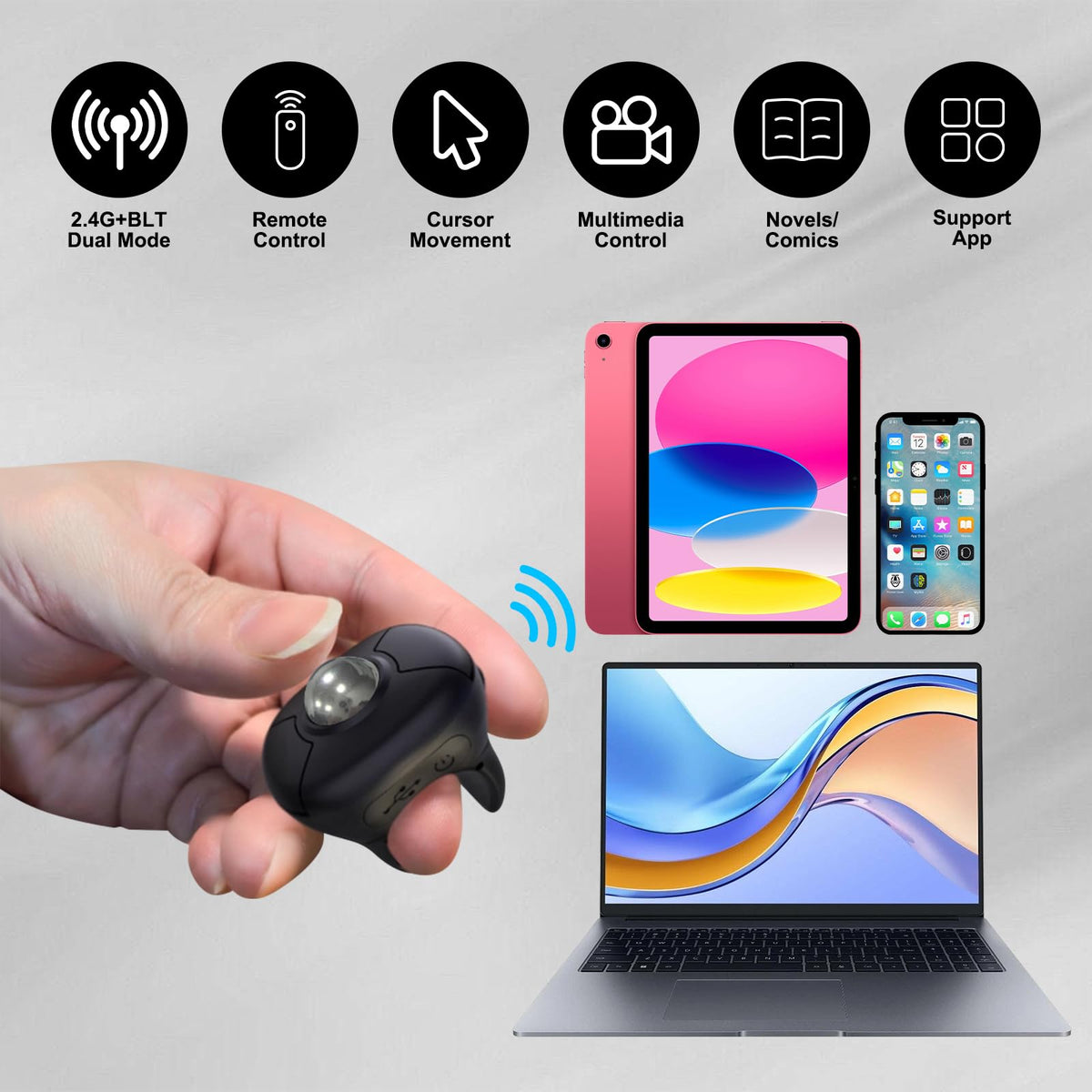 Wireless Trackball Mouse W89477