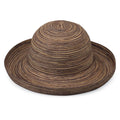 Brown UPF 30+ Wide Brim Packable Sun Hat U898845