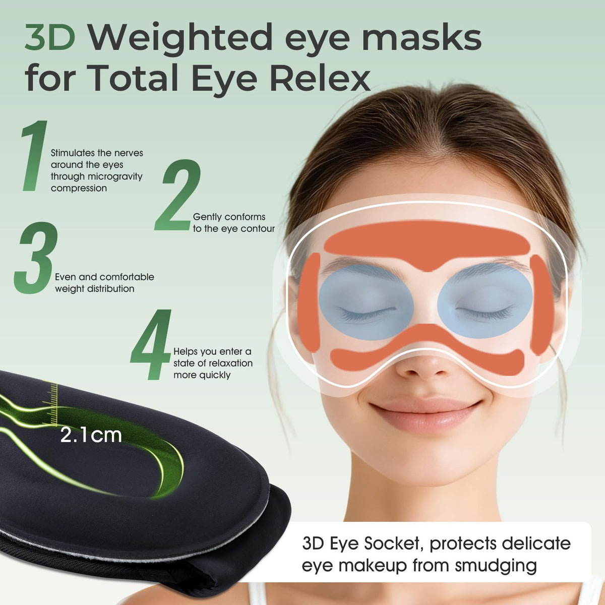 Bluetooth Sleep Mask with Hot & Cold Gel Insert R2262