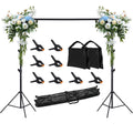 8x10ft Adjustable Backdrop Stand Kit with Carrying Case T95112