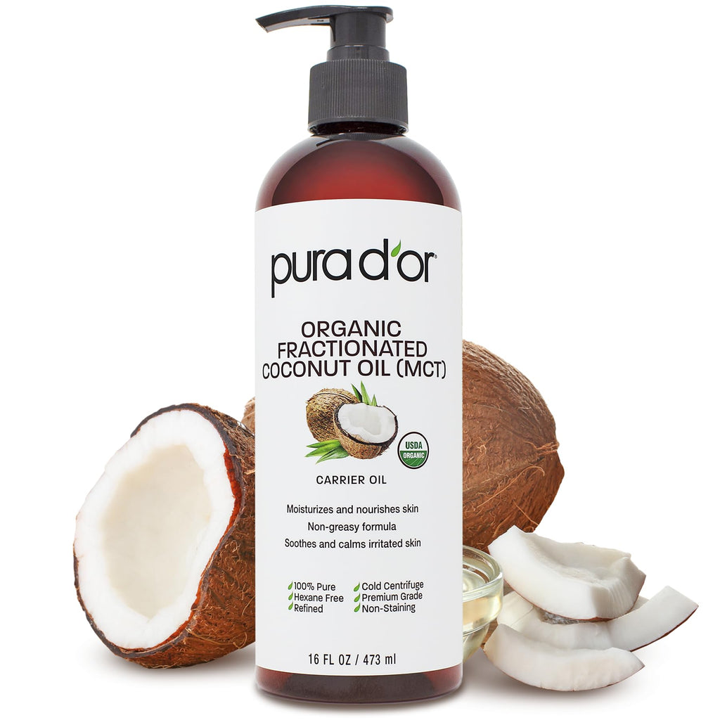 Organic Fractionated Coconut Oil & Lavender Essential Oil Bundle U6049