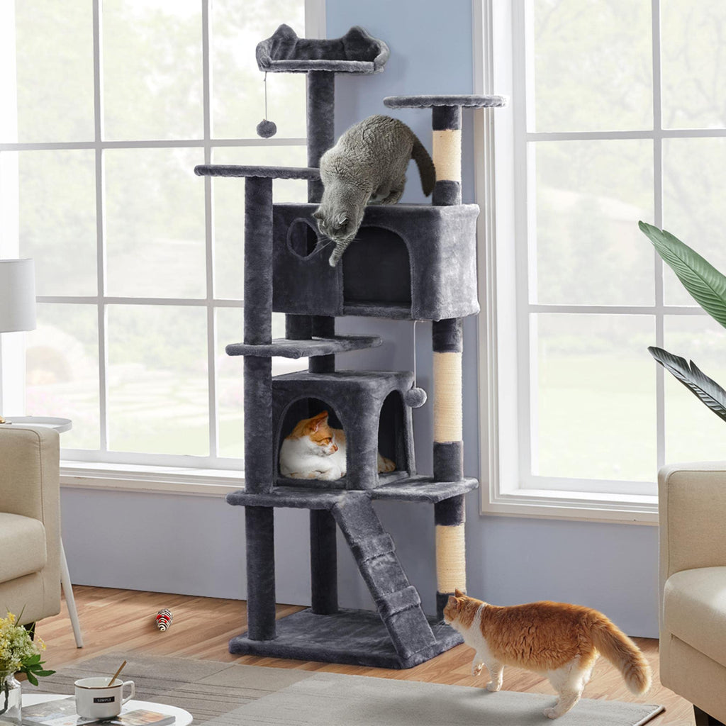 70in Cat Tree with Sisal Scratching Post N996