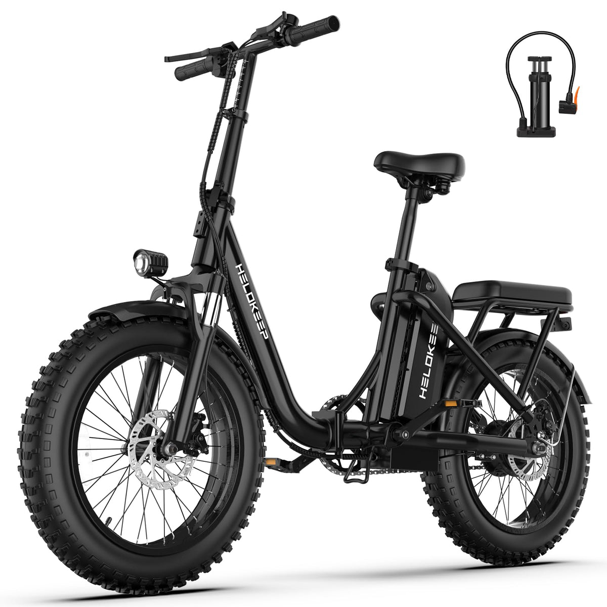 Folding Electric Bike with Rear Rack U924