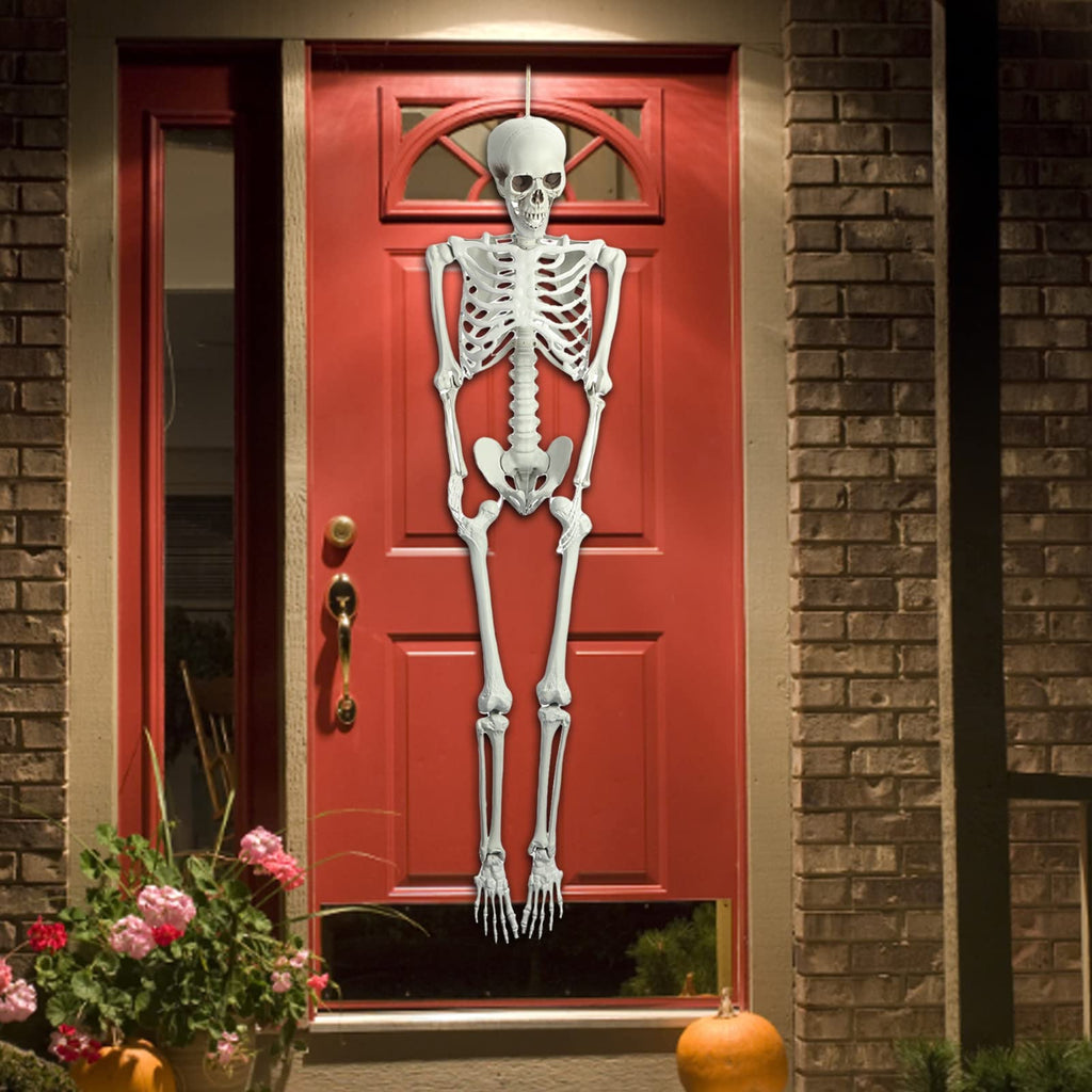 Halloween Skeleton Decoration 65inch Plastic Life Size K45483