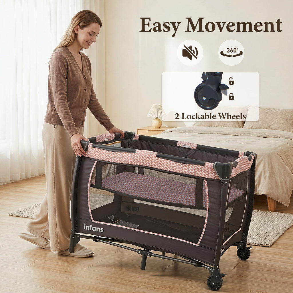 5 in 1 Pack and Play with Bassinet R940891