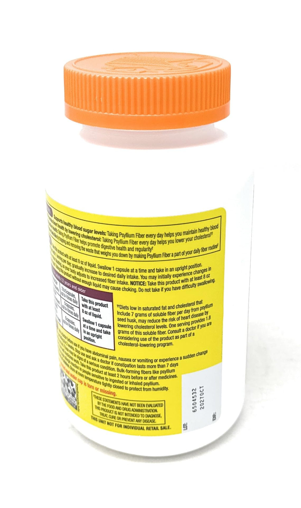 Fiber Supplement 360 Capsules L11001